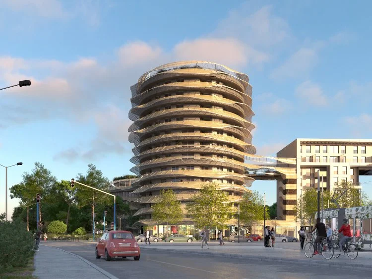 Quartier Ovalie à Montpellier en plein développement avec immeubles modernes et nouveaux projets immobiliers
